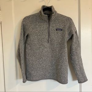 Patagonia Birch White Better Sweater 1/4 Zip - XS